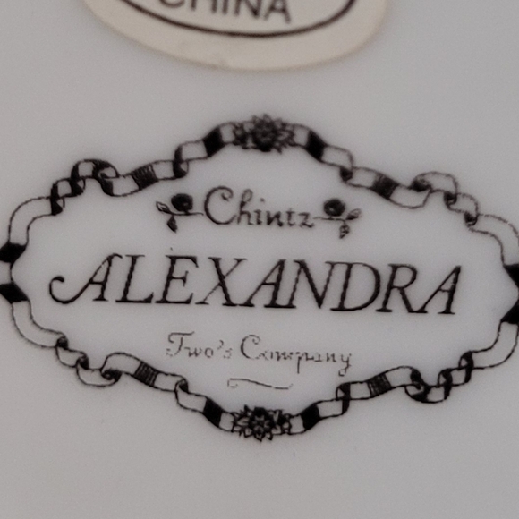 Two's Company Chintz Alexandra 3" Porcelain Floral Kitten Cream Pitcher - Picture 7 of 8